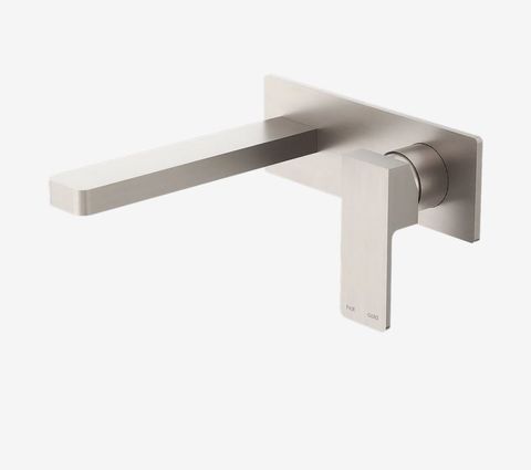 Celia Wall Basin/Bath Mixer Brushed Nickel