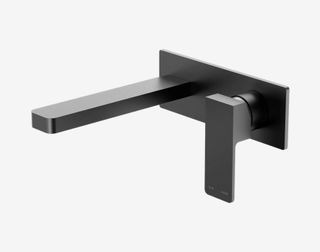 Celia Wall Basin/Bath Mixer Matte Black