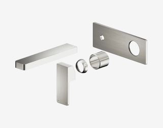 Celia Wall Basin/Bath Mixer Trim Kits Only Brushed Nickel