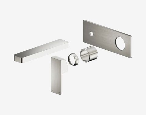 Celia Wall Basin/Bath Mixer Trim Kits Only Brushed Nickel