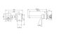 Celia Wall Basin/Bath Mixer Separate Back Plate Brushed Nickel