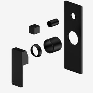 Celia Shower Mixer With Diverter Trim Kits Only Matte Black