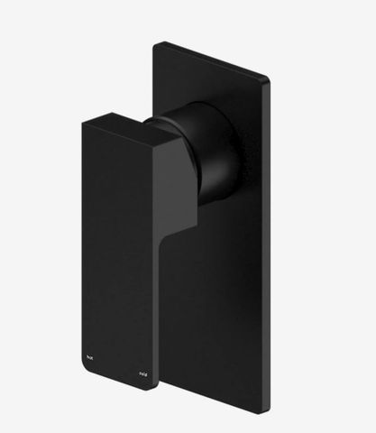 Celia Shower Mixer Rectangular Backplate Matte Black