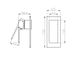 Celia Shower Mixer Rectangular Backplate Trim Kits Only Matte Black