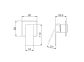Celia Shower Mixer Trim Kits Only Brushed Nickel