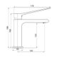 Bianca Care Basin Mixer Brushed Gold