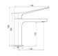 Bianca Care Basin Mixer Brushed Bronze
