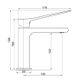 Bianca Care Basin Mixer Gun Metal