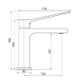 Bianca Care Basin Mixer Matte Black