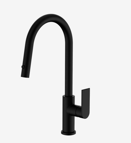 Bianca Pull Out Sink Mixer With Vegie Spray Function Matte Black