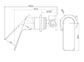 Bianca Care Shower Mixer 60mm Plate Chrome