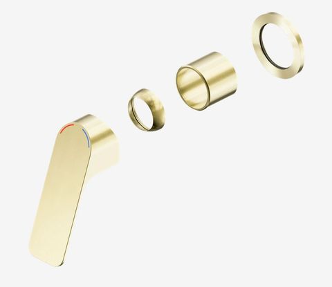 Bianca Care Shower Mixer 60mm Plate Trim Kits Only Brushed Gold