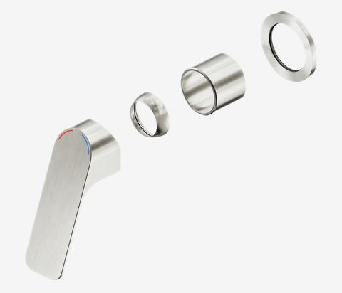 Bianca Care Shower Mixer 60mm Plate Trim Kits Only Brushed Nickel