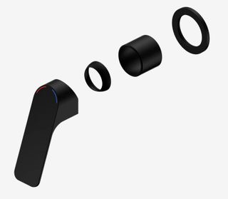 Bianca Care Shower Mixer 60mm Plate Trim Kits Only Matte Black