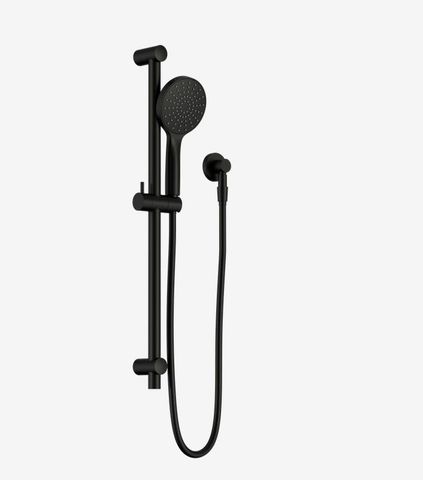 Dolce II Rail Shower Matte Black