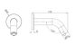Mecca Wall Mounted Soap Sensor Dispenser Brushed Nickel