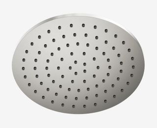 250mm Round Metal Shower Head II Brushed Nickel