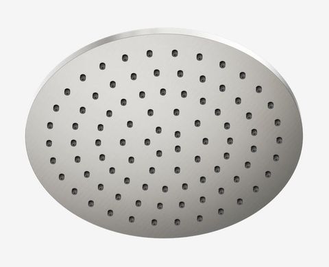 250mm Round Metal Shower Head II Brushed Nickel