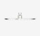 250mm Round Metal Shower Head II Brushed Nickel