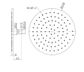 250mm Round Metal Shower Head II Chrome