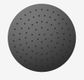 250mm Round Metal Shower Head II Gun Metal