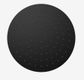 250mm Round Metal Shower Head II Matte Black