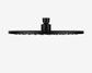 250mm Round Metal Shower Head II Matte Black