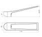 Bianca Basin Mixer Care Handle Only Chrome