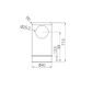 Mecca Care Make Your Own 25mm Grab Rail End Bracket Brushed Gold