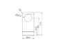Mecca Care Make Your Own 25mm Grab Rail End Bracket Brushed Nickel