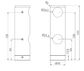 Mecca Care Make Your Own 25mm Grab Rail Double Towel Bracket Left Brushed Nickel