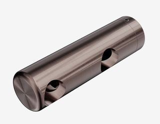 Mecca Care Make Your Own 25mm Grab Rail Double Towel Bracket Left Brushed Bronze