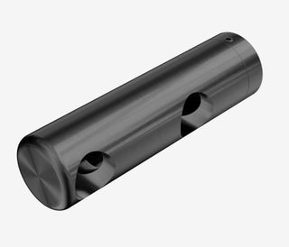 Mecca Care Make Your Own 25mm Grab Rail Double Towel Bracket Left Gun Metal