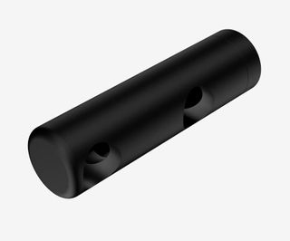Mecca Care Make Your Own 25mm Grab Rail Double Towel Bracket Left Matte Black