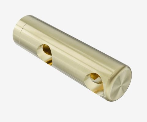 Mecca Care Make Your Own 25mm Grab Rail Double Towel Bracket Right Brushed Gold