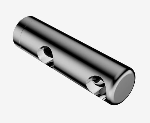 Mecca Care Make Your Own 25mm Grab Rail Double Towel Bracket Right Chrome