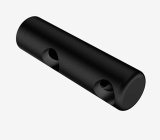 Mecca Care Make Your Own 25mm Grab Rail Double Towel Bracket Right Matte Black