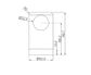 Mecca Care Make Your Own 32mm Grab Rail End Bracket Brushed Nickel