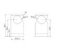 Mecca Care Make Your Own 32mm Grab Rail T Bar Bracket Chrome