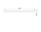 Mecca Care Make Your Own 32mm Diameter Grab or Hand Rail 1200mm Length Matte Bla