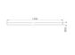 Mecca Care Make Your Own 25mm Diameter Grab Rail 1200mm Length Brushed Bronze