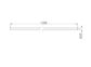 Mecca Care Make Your Own 25mm Diameter Grab Rail 1200mm Length Matte Black