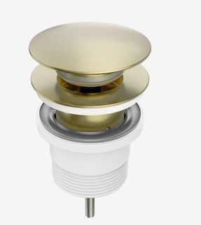 Project Pop Up Waste Brushed Gold