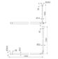 Mecca Care Curtain Rail 1200x1200mm 90 Degree Brushed Bronze