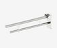 Mecca Care Foldable Toilet Support Arm Brushed Nickel
