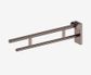 Mecca Care Foldable Toilet Support Arm Brushed Bronze