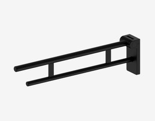 Mecca Care Foldable Toilet Support Arm Matte Black