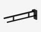Mecca Care Foldable Toilet Support Arm Matte Black