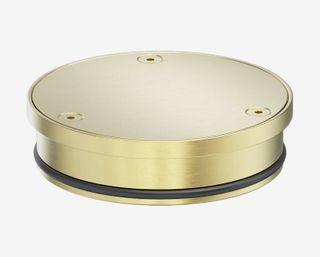 316L Stainless Round Clear Out 100mm Outlet Brushed Gold
