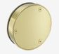 316L Stainless Round Clear Out 100mm Outlet Brushed Gold